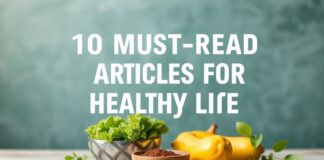 Sağlıklı Yaşam İçin 10 Mutlaka Okumanız Gereken Makale 10 Must-Read Articles for a Healthy Life